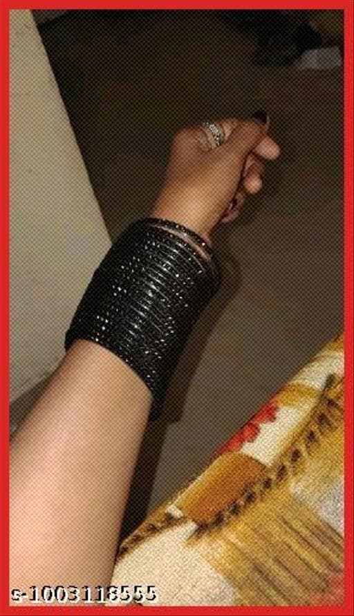 Shimmering Chunky Bracelet & Bangles